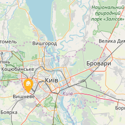 Super new apartment near airport Zhulyany(Kiev) на карті